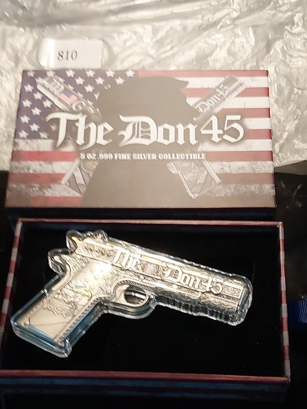 The Don 45 Silver Pistol Collectible